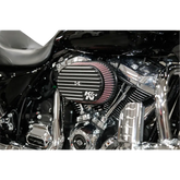 K & N Street Metal Air Intake Kit - Side Drift - Black - Twin Cam RK-3953